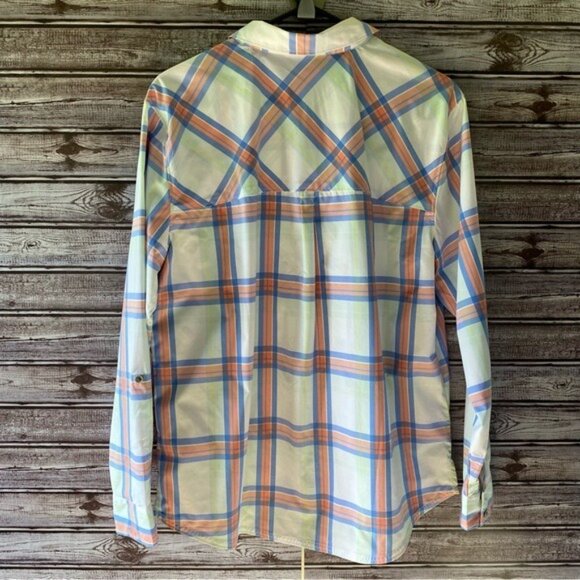 LL Bean Women's‎ Long-Sleeved Button-Down Top Size L - Picture 2 of 9